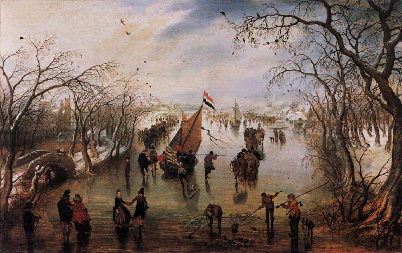 Adriaen Pietersz Vande Venne Winter oil painting picture